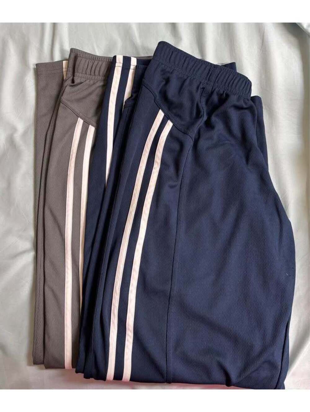 2 Pair of Women's Champion Track Pants with Side Stripes Size Medium